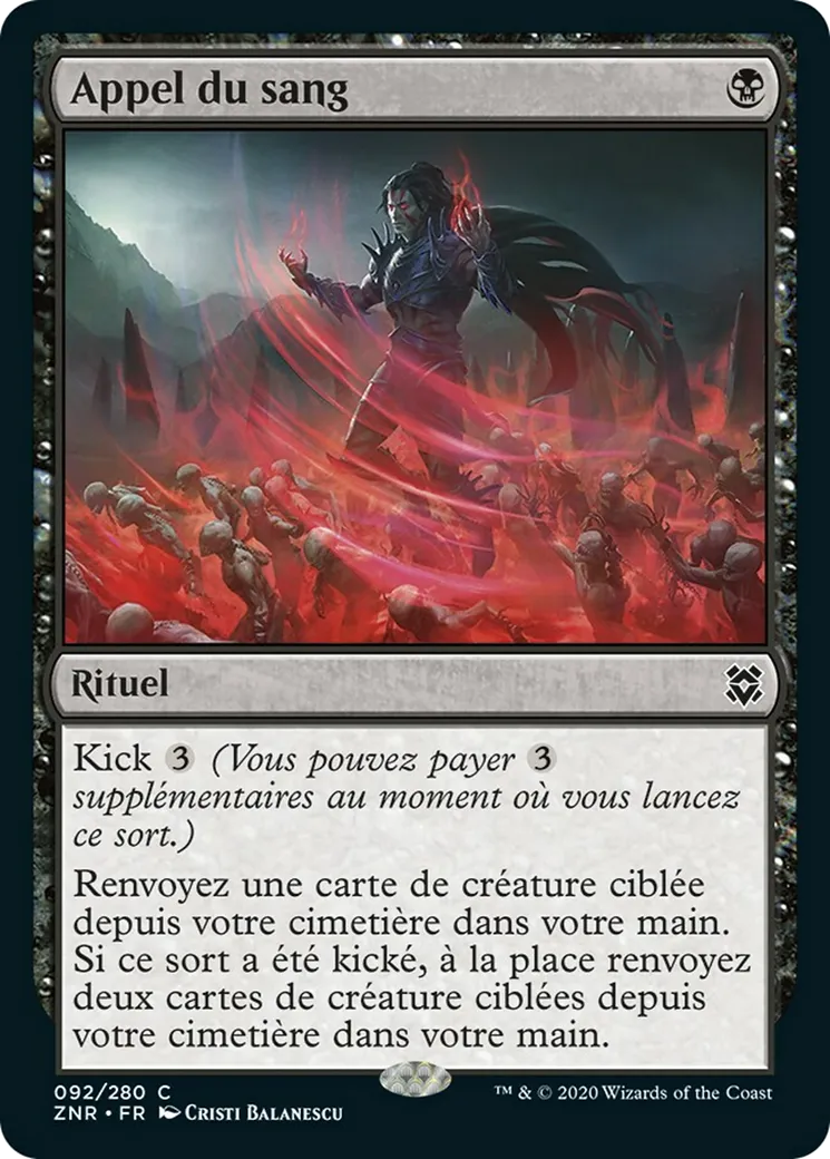 Appel du sang — Zendikar Rising — Magic: The Gathering
