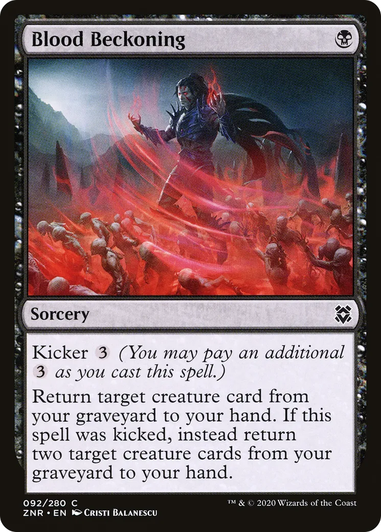 Appel du sang — Zendikar Rising — Magic: The Gathering