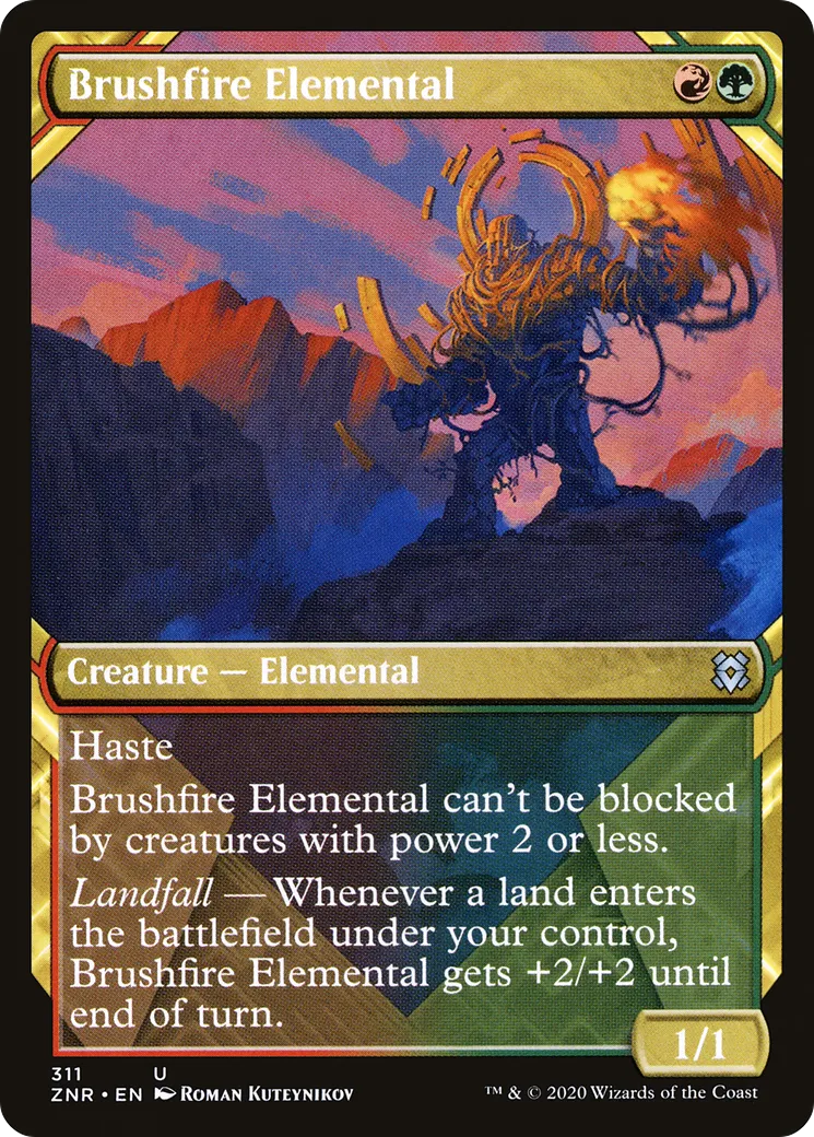 Brushfire Elemental — Zendikar Rising — Magic: The Gathering