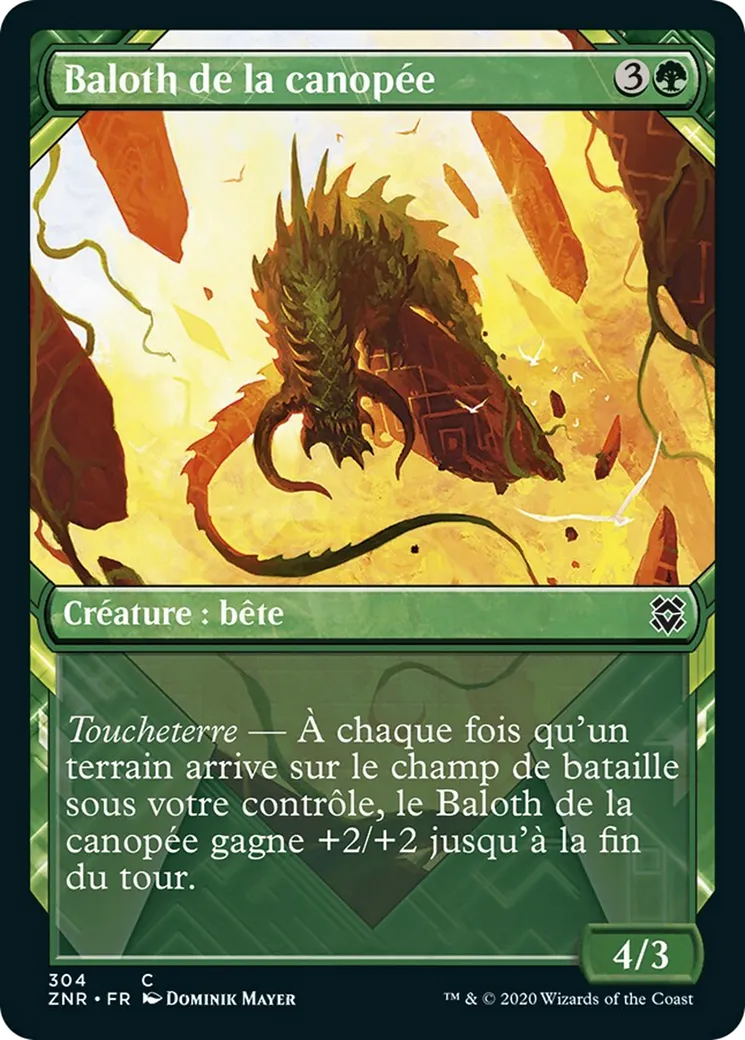 Baloth de la canopée — Zendikar Rising — Magic: The Gathering