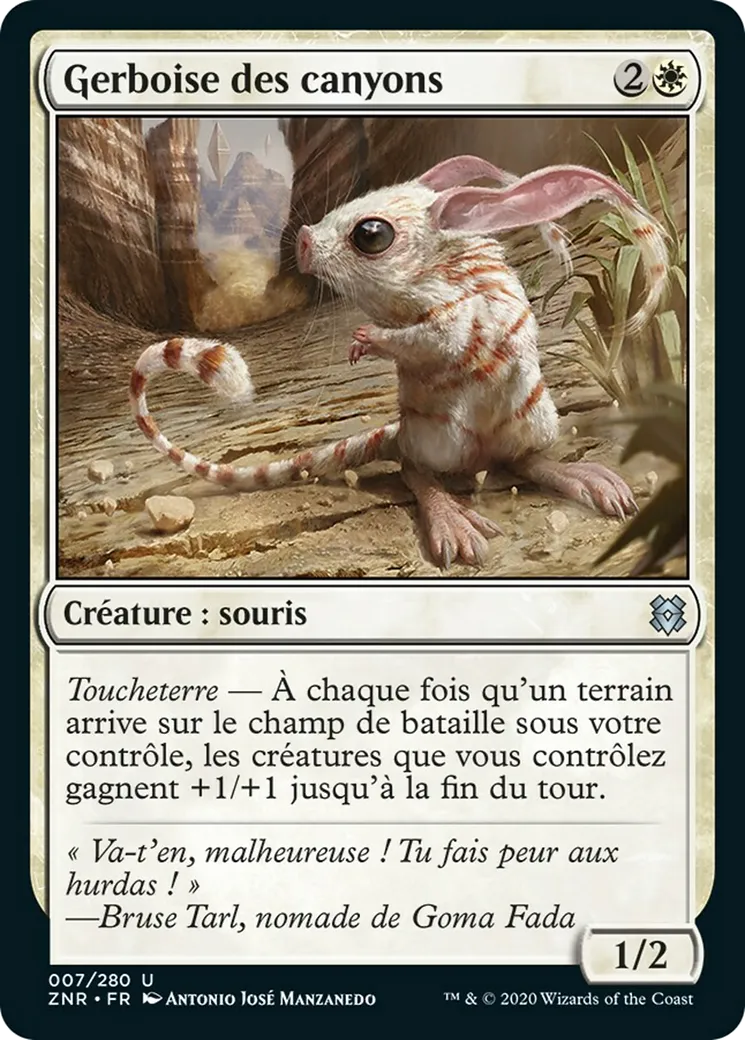 Gerboise des canyons — Zendikar Rising — Magic: The Gathering