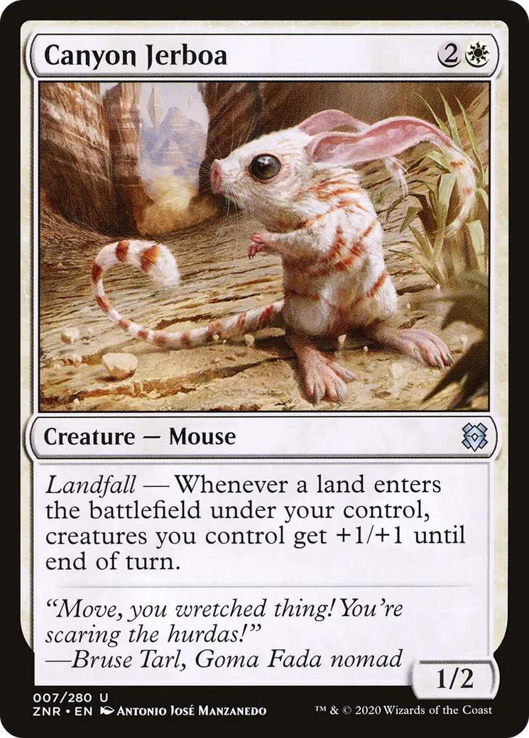 Canyon Jerboa — Zendikar Rising — Magic: The Gathering