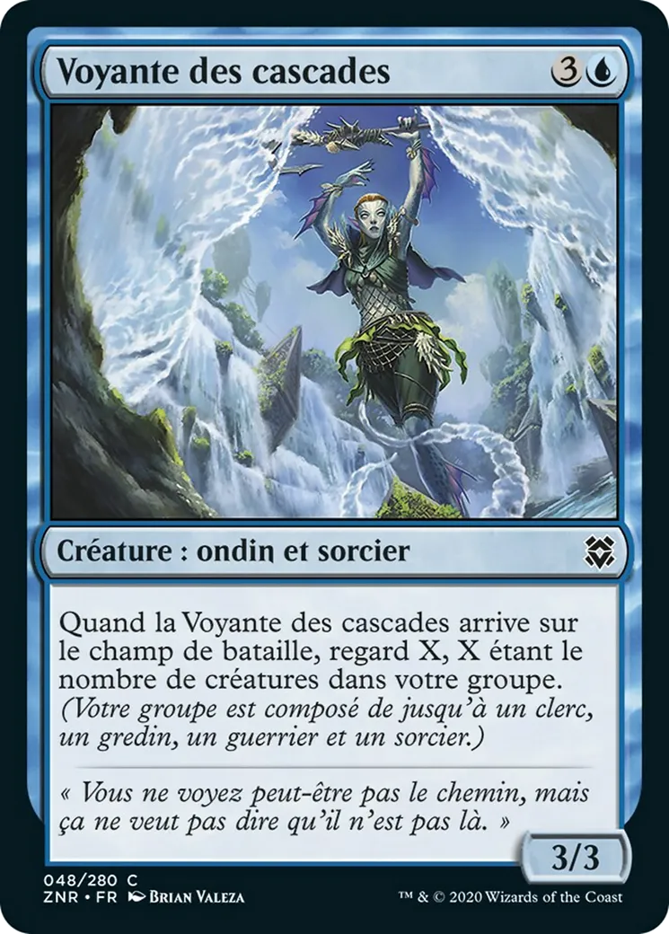 Voyante des cascades — Zendikar Rising — Magic: The Gathering