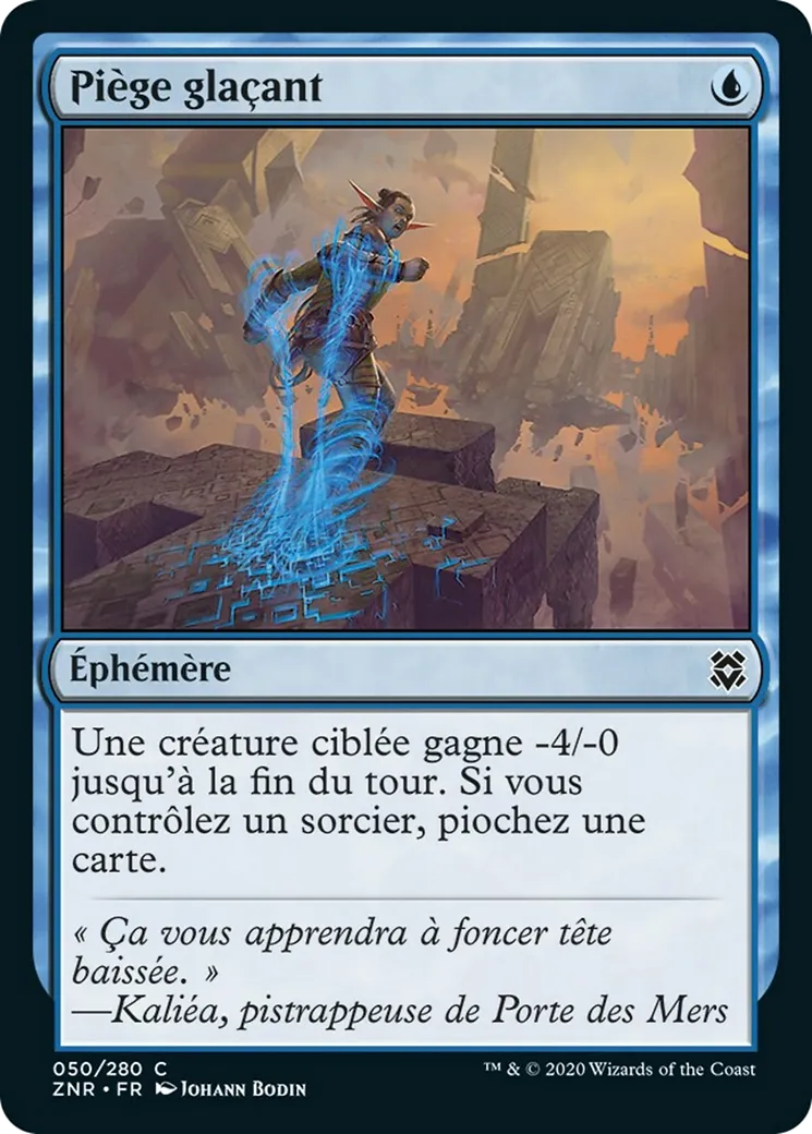 Piège glaçant — Zendikar Rising — Magic: The Gathering