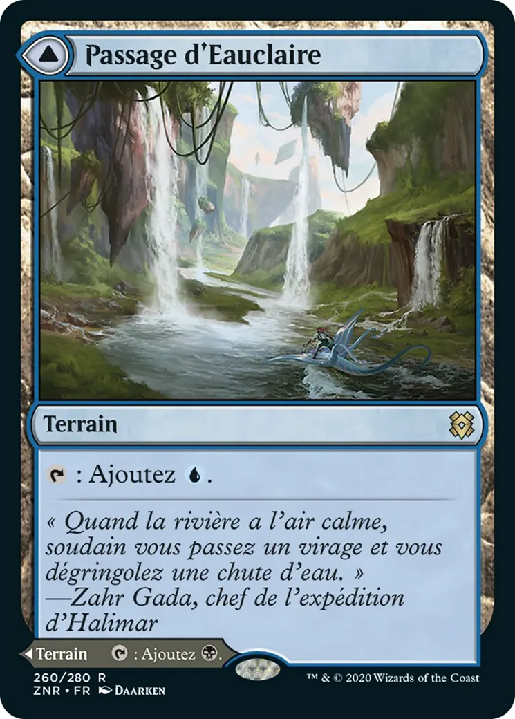 Passage d'Eauclaire // Passage d'Eaunoire — Zendikar Rising — Magic: The Gathering