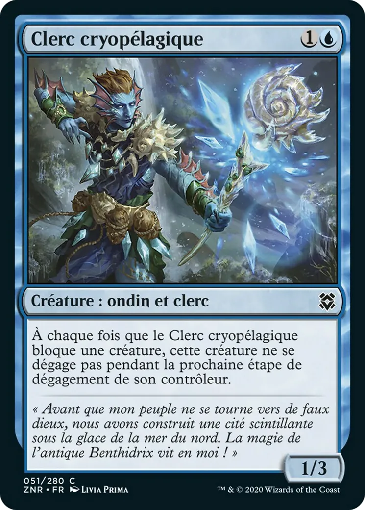 Clerc cryopélagique — Zendikar Rising — Magic: The Gathering