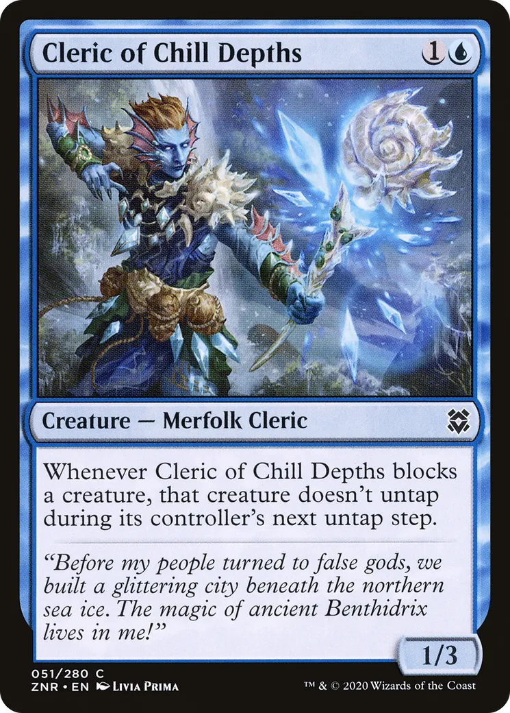 Cleric of Chill Depths — Zendikar Rising — Magic: The Gathering
