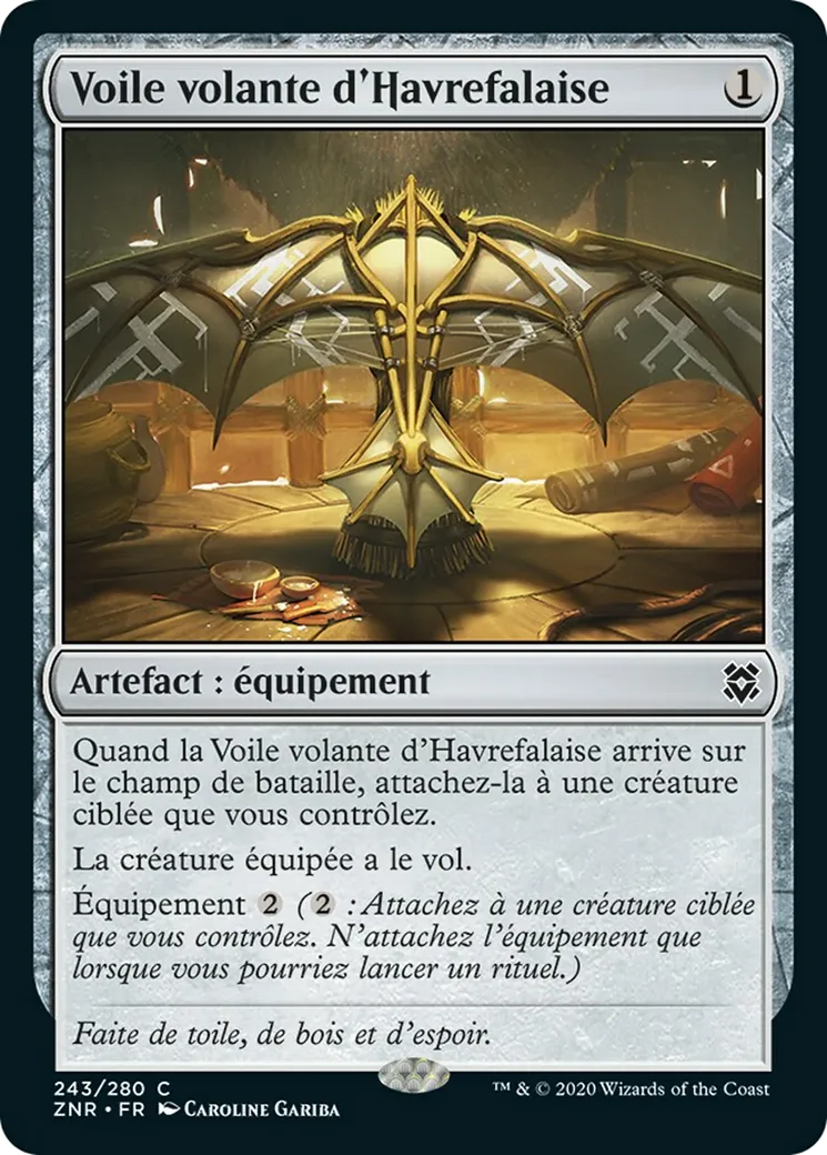 Voile volante d'Havrefalaise — Zendikar Rising — Magic: The Gathering