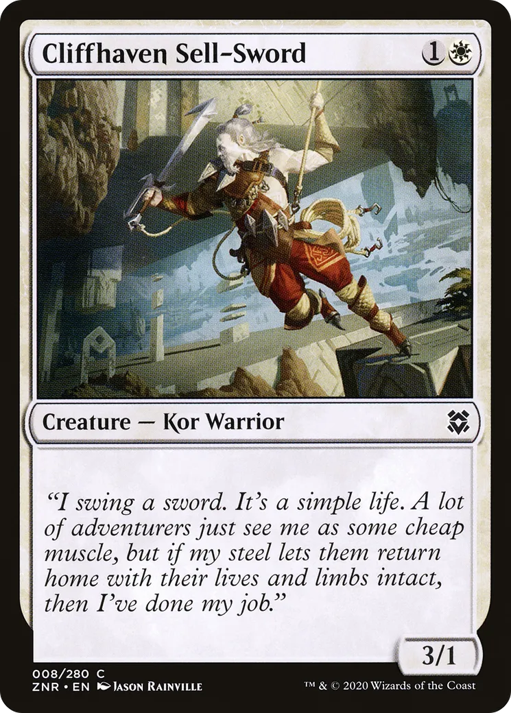 Épée à louer d'Havrefalaise — Zendikar Rising — Magic: The Gathering