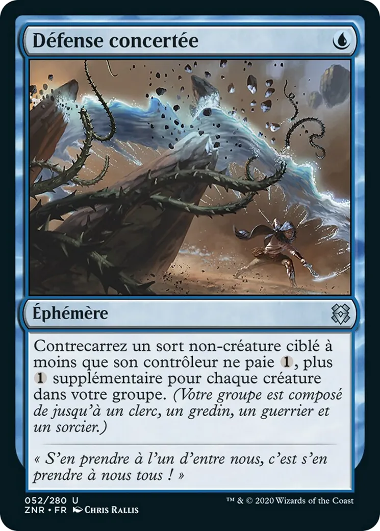 Défense concertée — Zendikar Rising — Magic: The Gathering