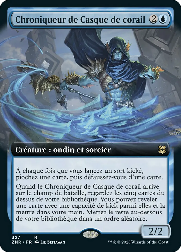 Chroniqueur de Casque de corail — Zendikar Rising — Magic: The Gathering