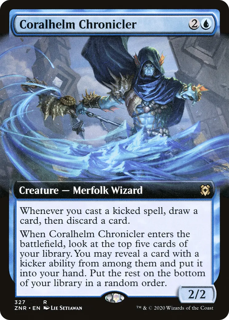 Chroniqueur de Casque de corail — Zendikar Rising — Magic: The Gathering