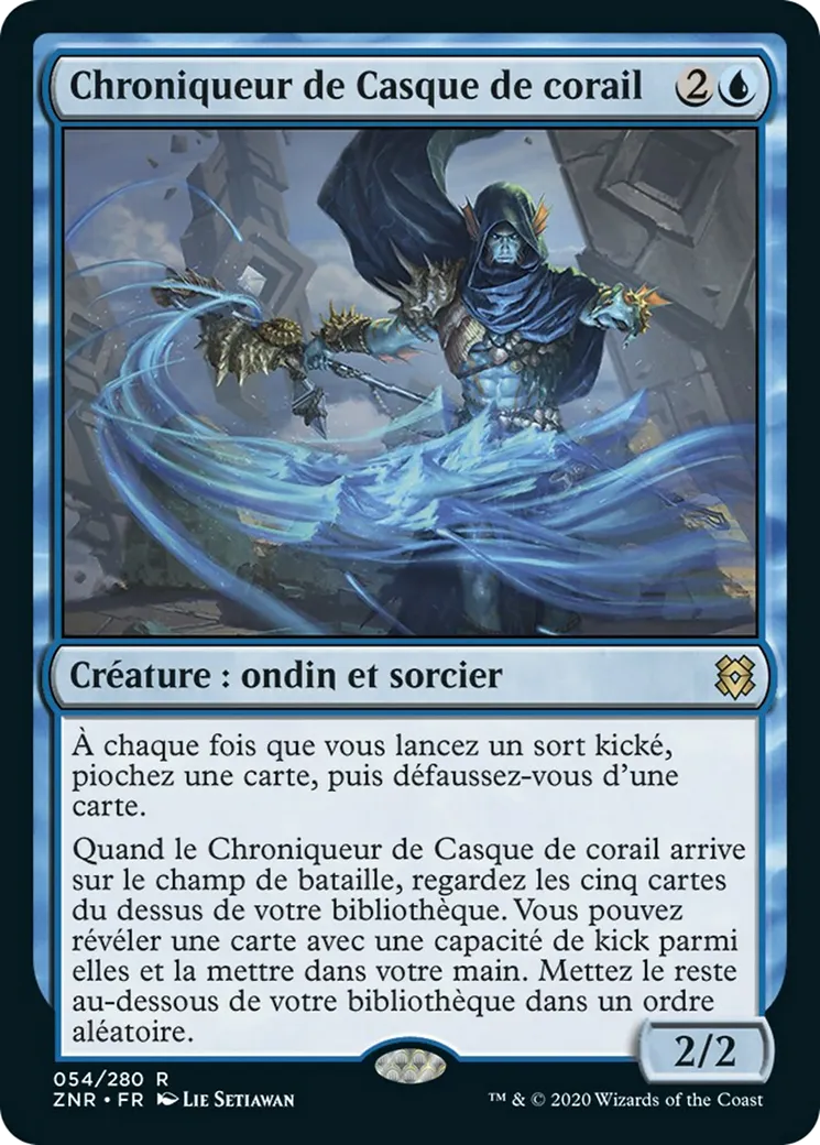 Chroniqueur de Casque de corail — Zendikar Rising — Magic: The Gathering