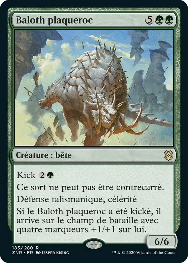 Baloth plaqueroc — Zendikar Rising — Magic: The Gathering
