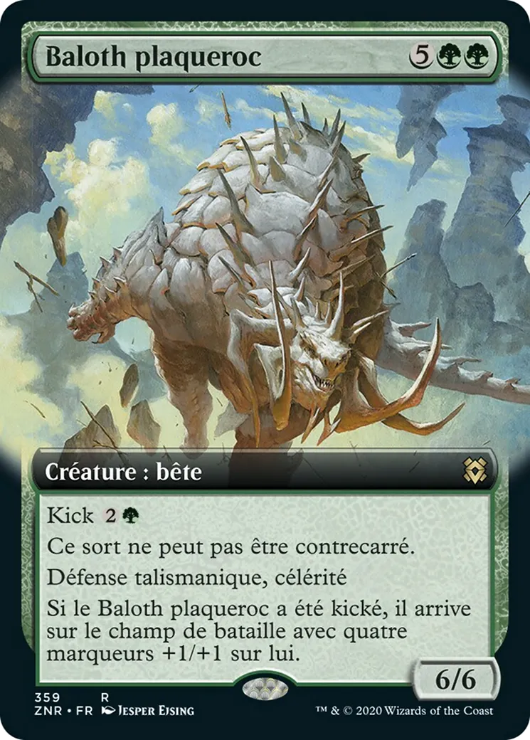 Baloth plaqueroc — Zendikar Rising — Magic: The Gathering