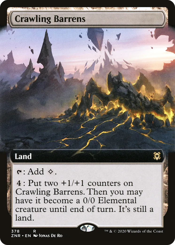 Crawling Barrens — Zendikar Rising — Magic: The Gathering