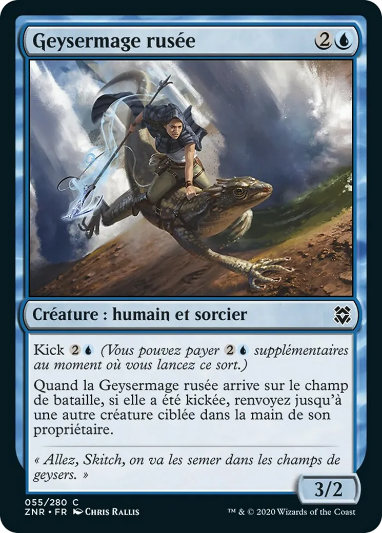 Geysermage rusée — Zendikar Rising — Magic: The Gathering