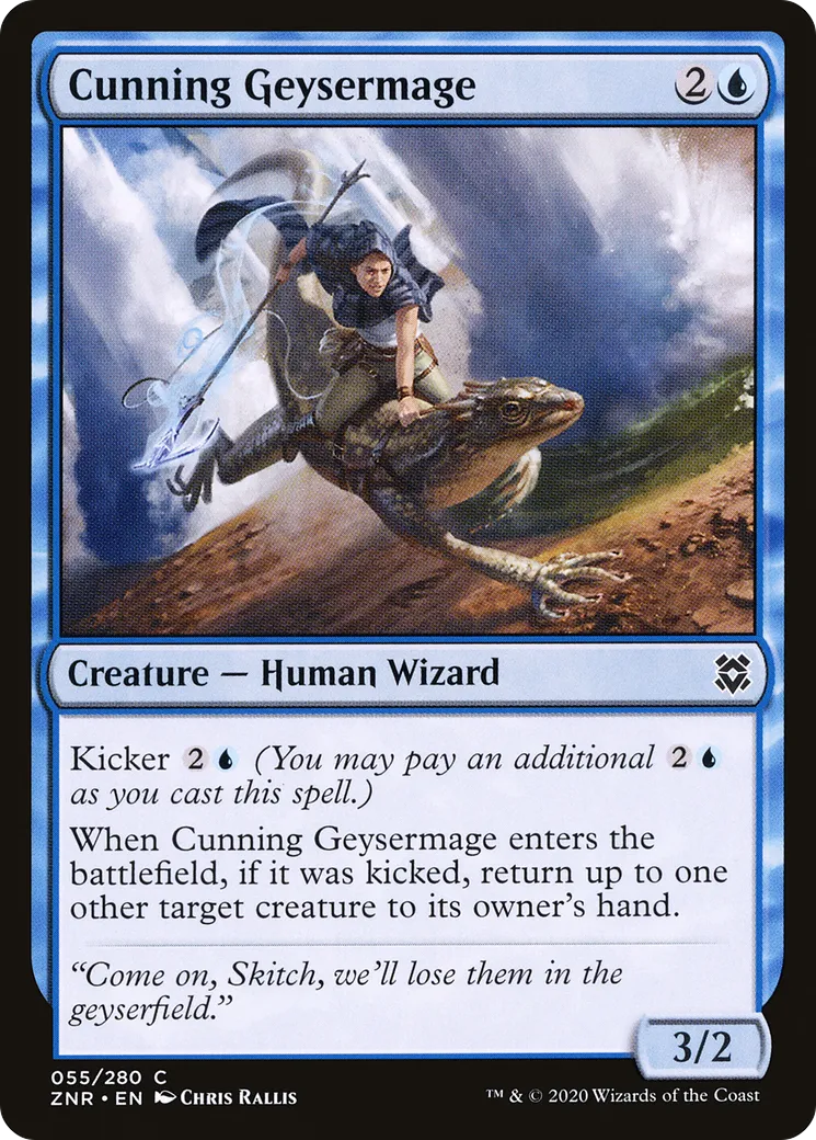 Geysermage rusée — Zendikar Rising — Magic: The Gathering