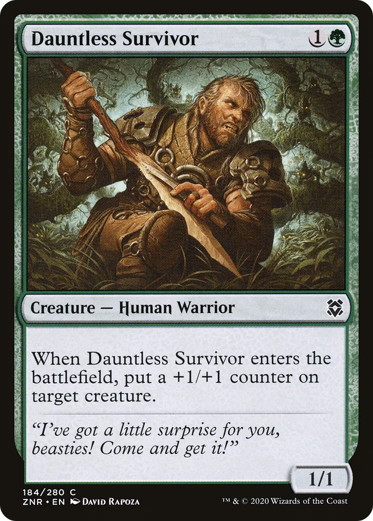 Dauntless Survivor — Zendikar Rising — Magic: The Gathering