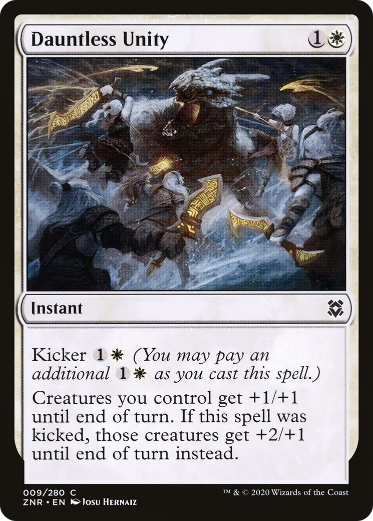 Unité intrépide — Zendikar Rising — Magic: The Gathering