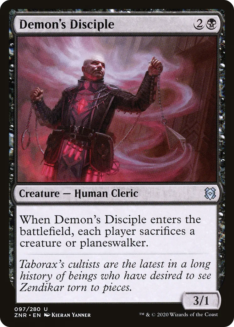 Demon's Disciple — Zendikar Rising — Magic: The Gathering