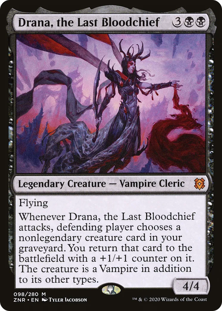 Drana, la dernière chef de sang — Zendikar Rising — Magic: The Gathering