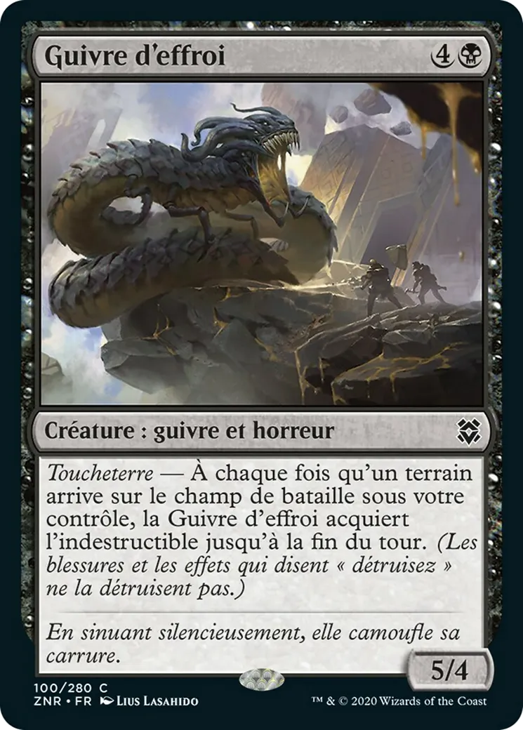 Guivre d'effroi — Zendikar Rising — Magic: The Gathering