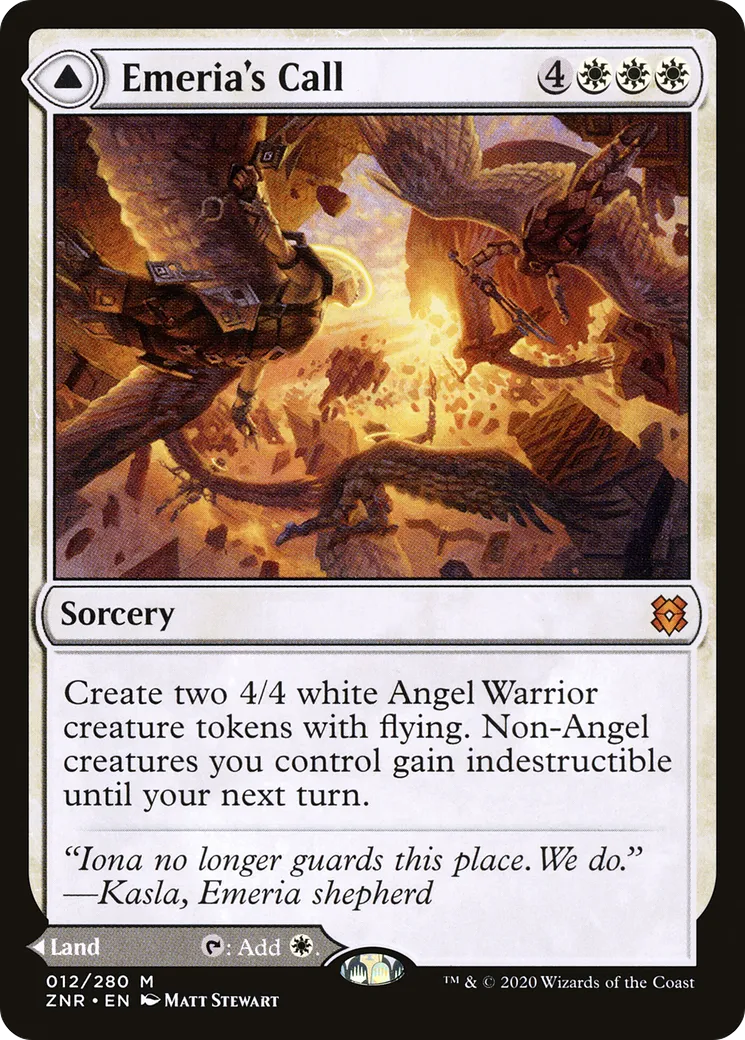 Emeria's Call // Emeria, Shattered Skyclave — Zendikar Rising — Magic: The Gathering