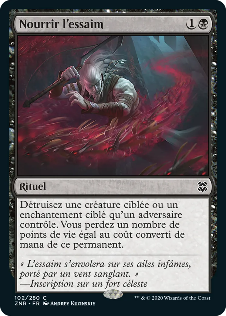 Nourrir l'essaim — Zendikar Rising — Magic: The Gathering