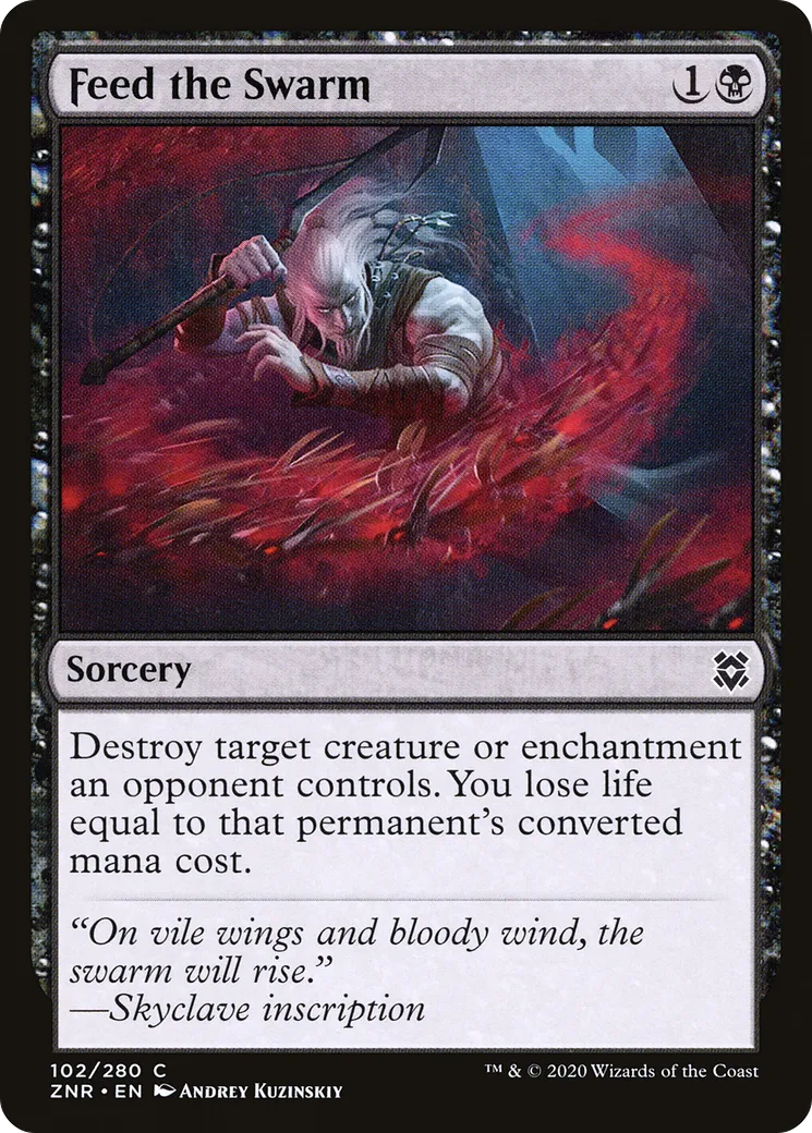 Feed the Swarm — Zendikar Rising — Magic: The Gathering