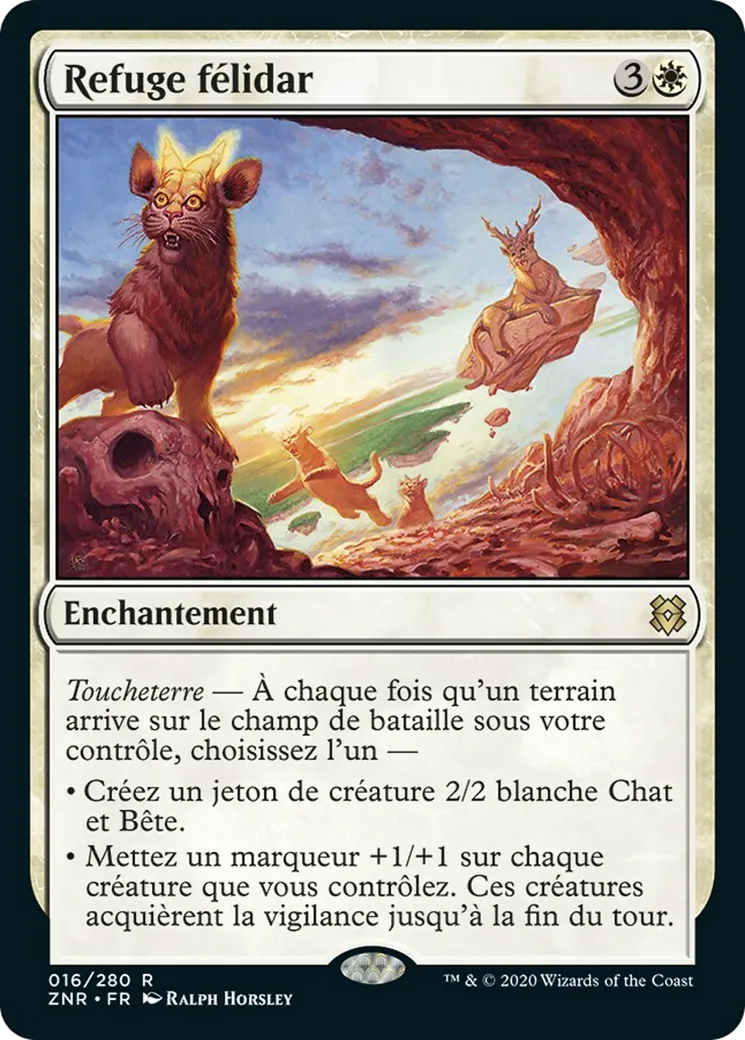 Refuge félidar — Zendikar Rising — Magic: The Gathering