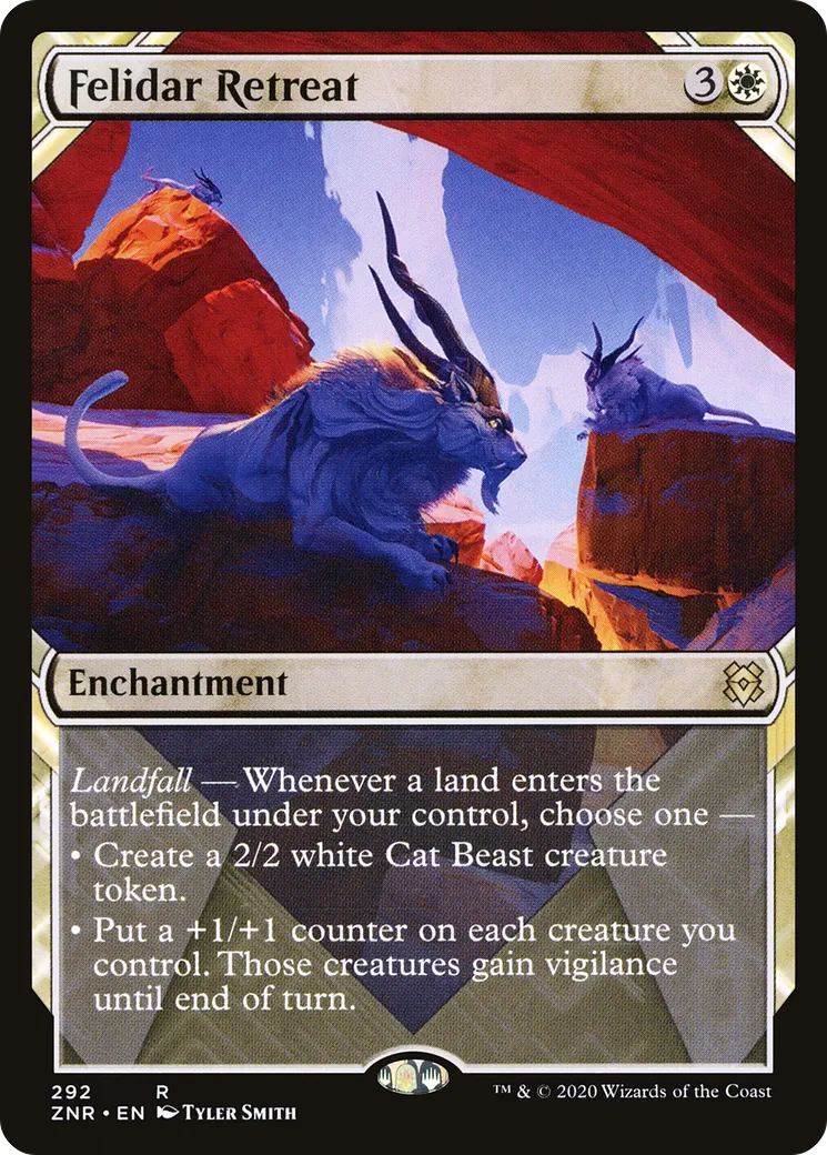Refuge félidar — Zendikar Rising — Magic: The Gathering