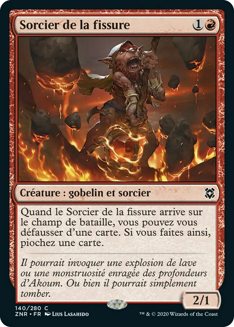 Sorcier de la fissure — Zendikar Rising — Magic: The Gathering