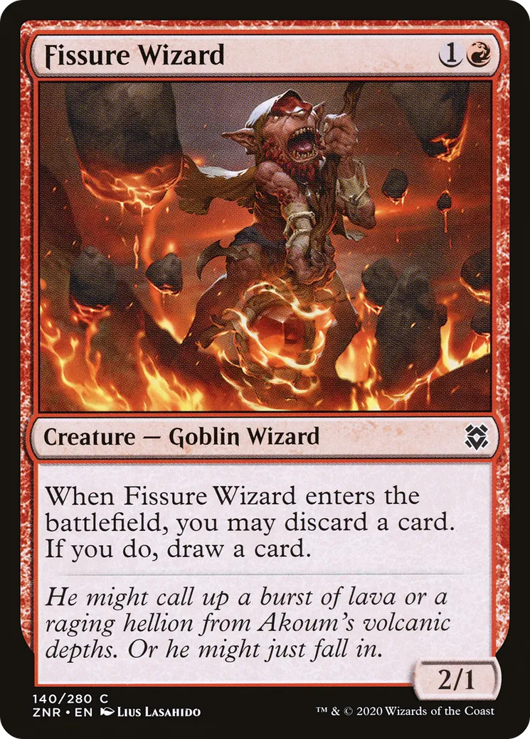Fissure Wizard — Zendikar Rising — Magic: The Gathering