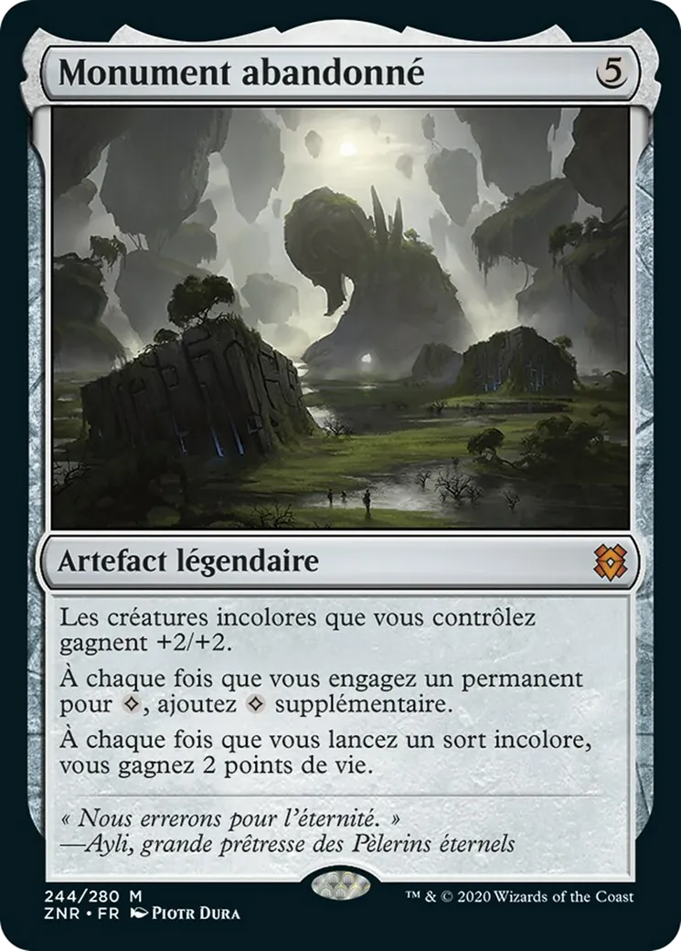 Monument abandonné — Zendikar Rising — Magic: The Gathering