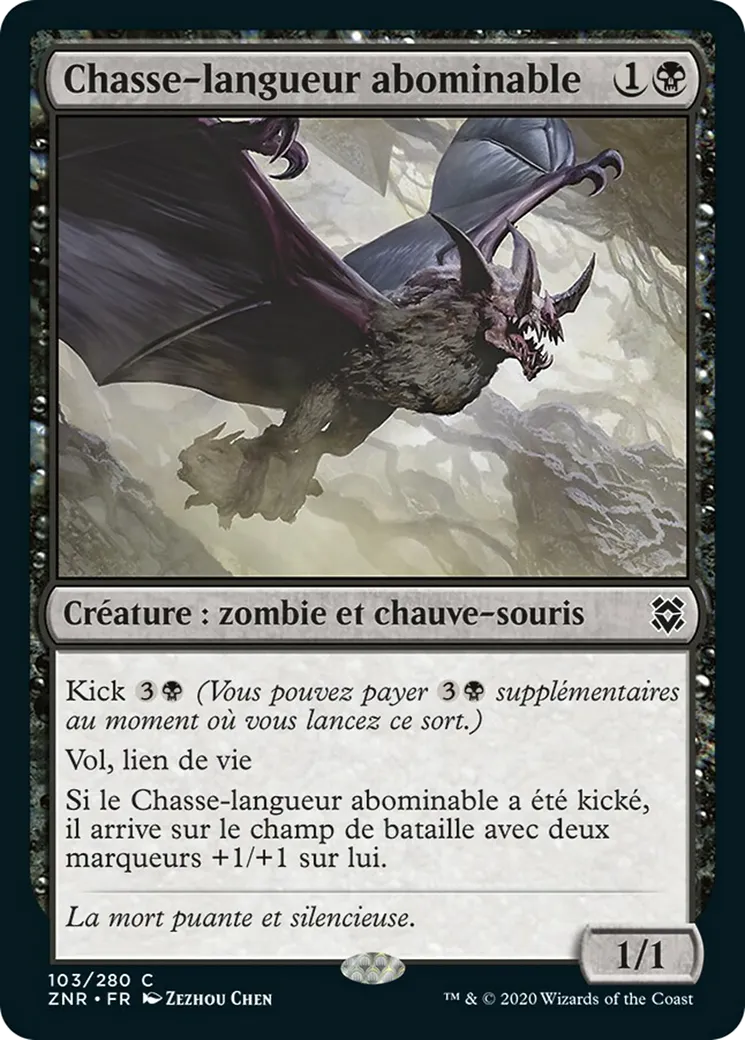 Chasse-langueur abominable — Zendikar Rising — Magic: The Gathering