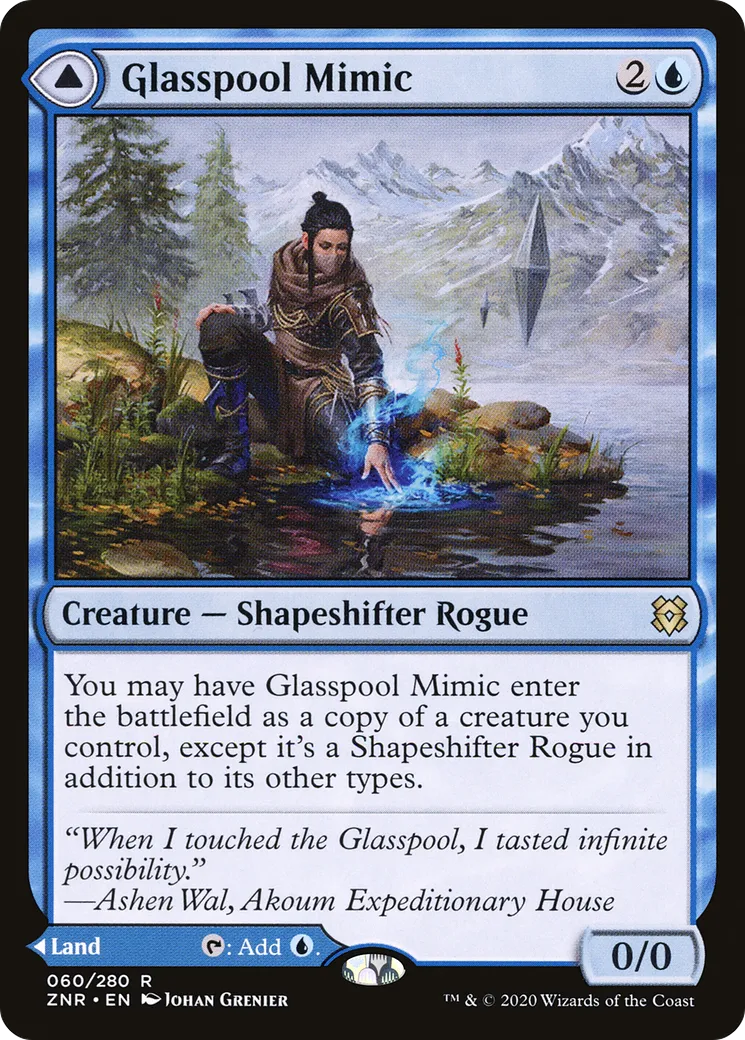 Mimique de Mirelac // Rivage de Mirelac — Zendikar Rising — Magic: The Gathering