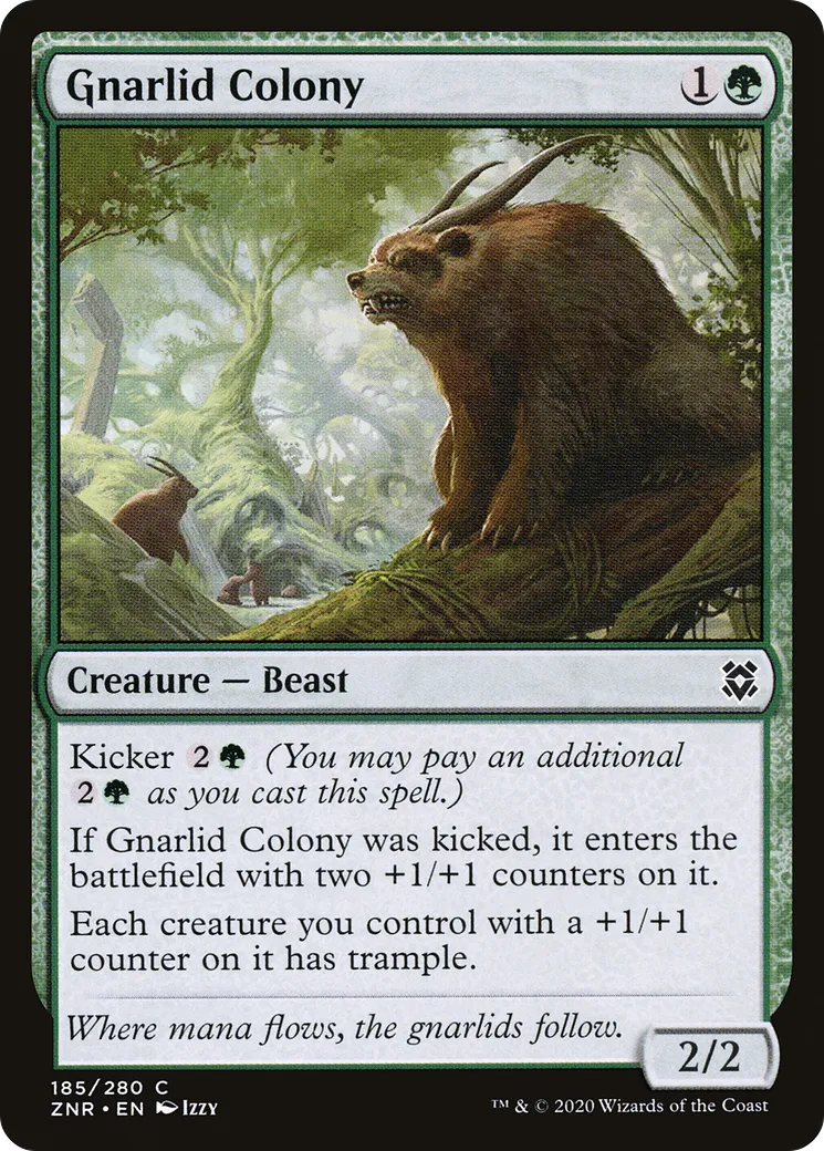 Gnarlid Colony — Zendikar Rising — Magic: The Gathering