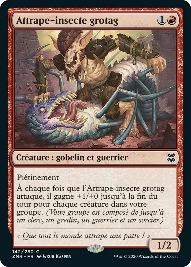 Attrape-insecte grotag — Zendikar Rising — Magic: The Gathering
