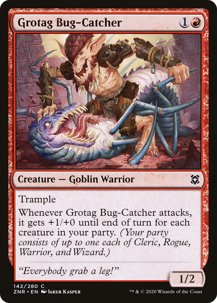 Attrape-insecte grotag — Zendikar Rising — Magic: The Gathering