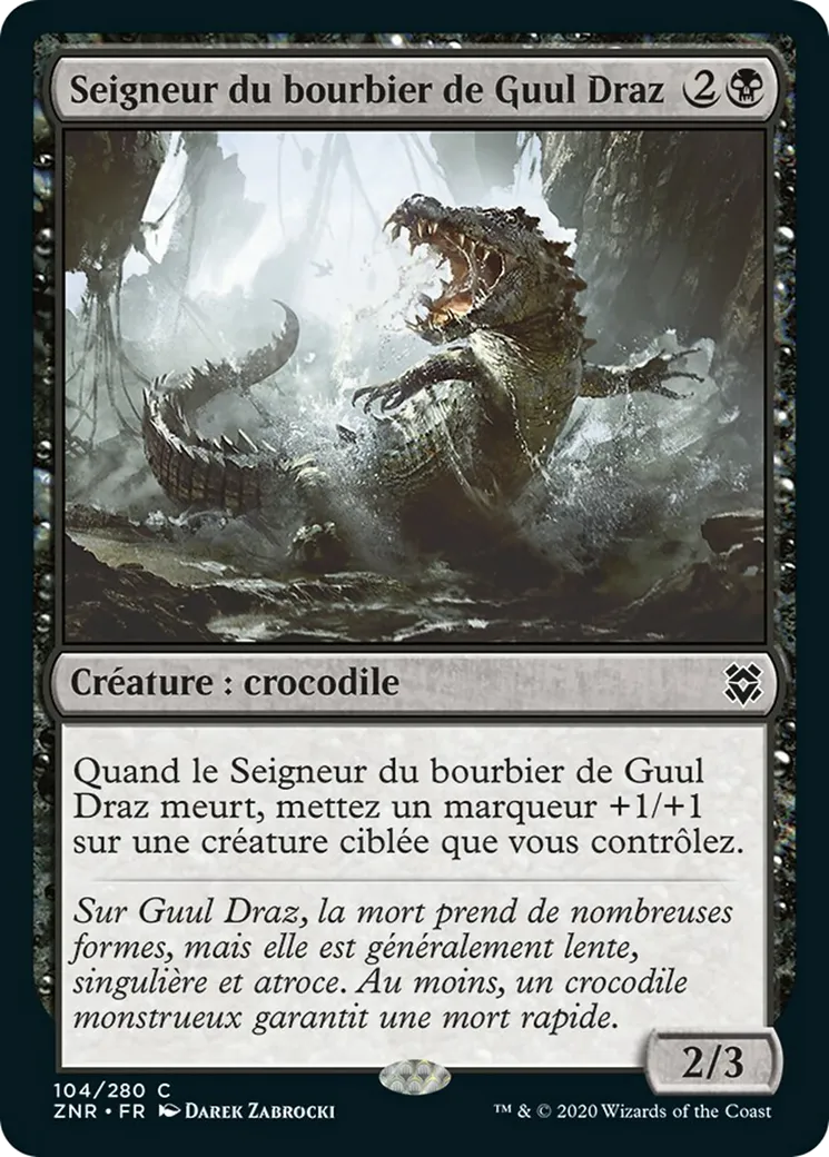 Seigneur du bourbier de Guul Draz — Zendikar Rising — Magic: The Gathering