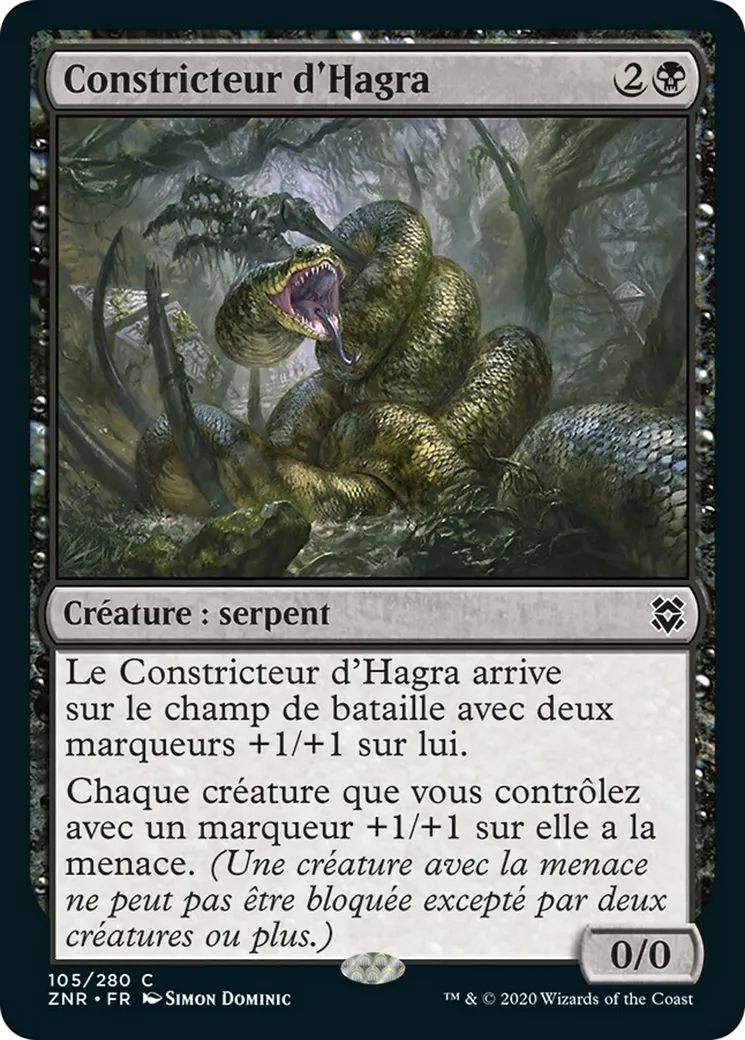 Constricteur d'Hagra — Zendikar Rising — Magic: The Gathering