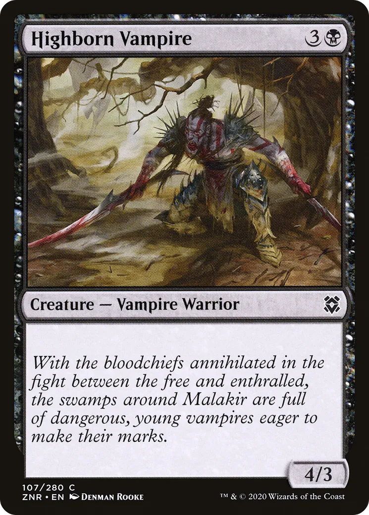 Highborn Vampire — Zendikar Rising — Magic: The Gathering