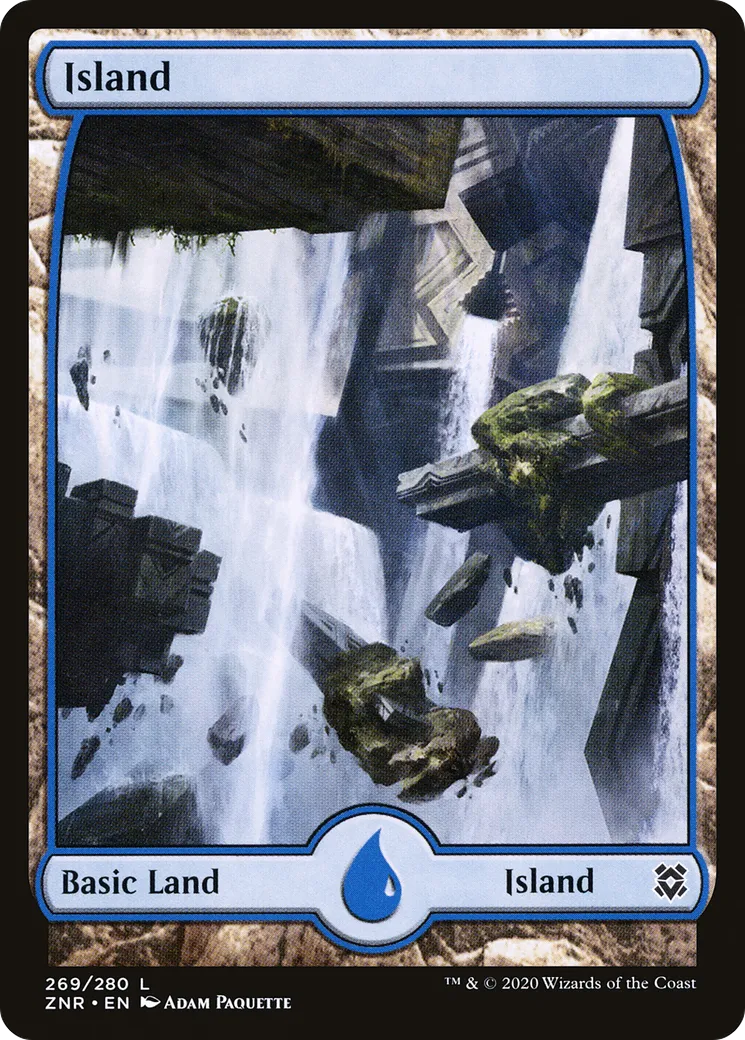 Island — Zendikar Rising — Magic: The Gathering