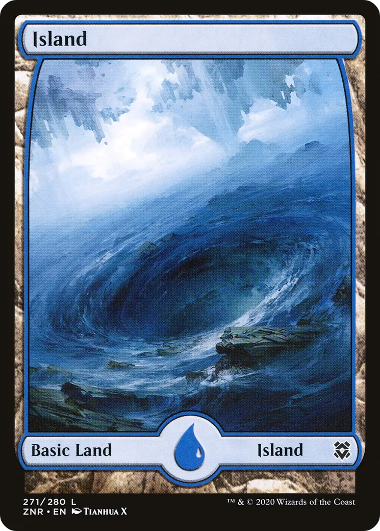 Island — Zendikar Rising — Magic: The Gathering