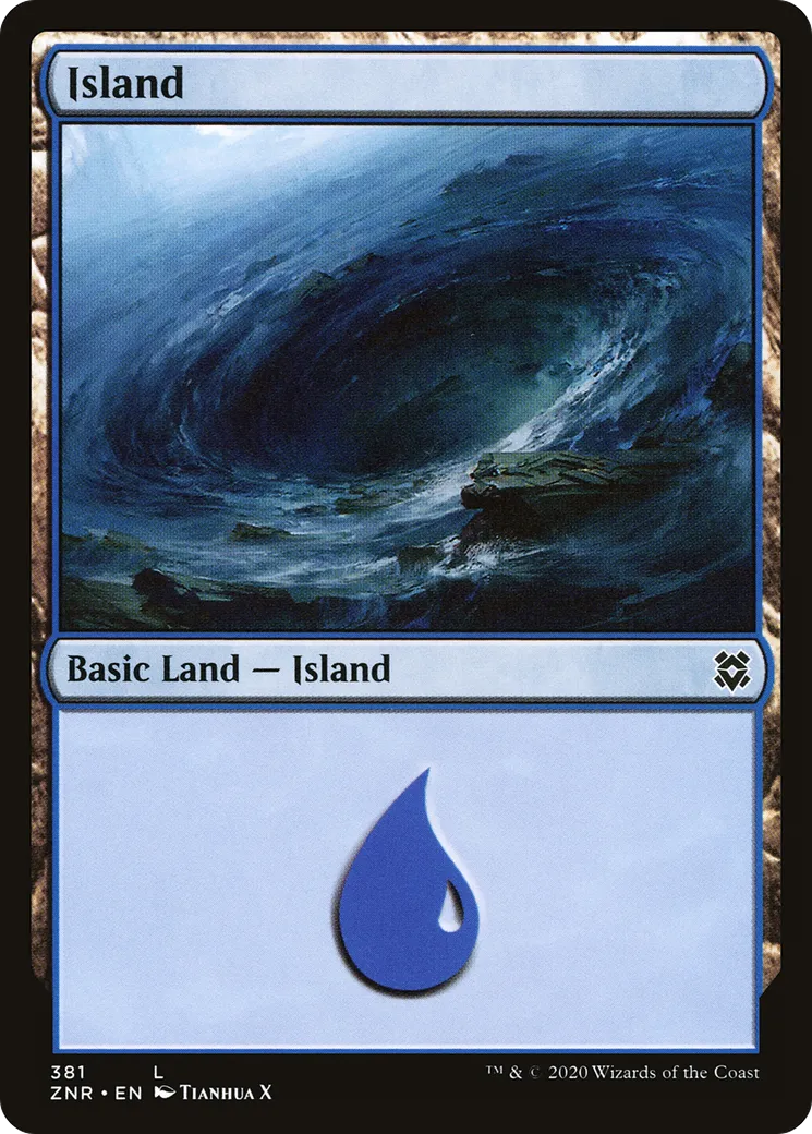 Island — Zendikar Rising — Magic: The Gathering