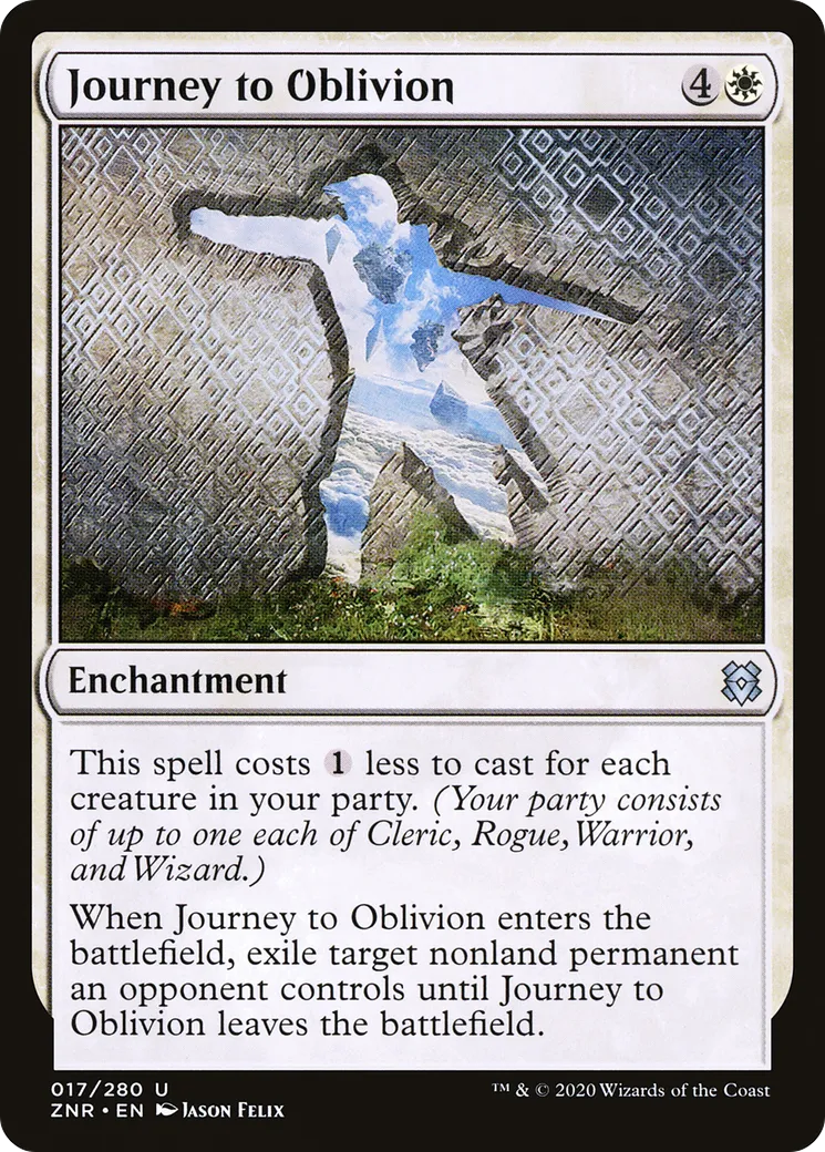 Voyage vers l'oubli — Zendikar Rising — Magic: The Gathering
