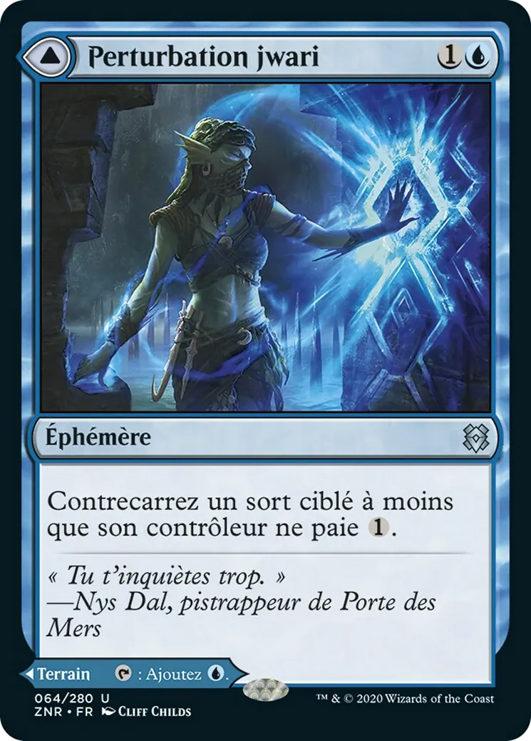 Perturbation jwari // Ruines jwari — Zendikar Rising — Magic: The Gathering