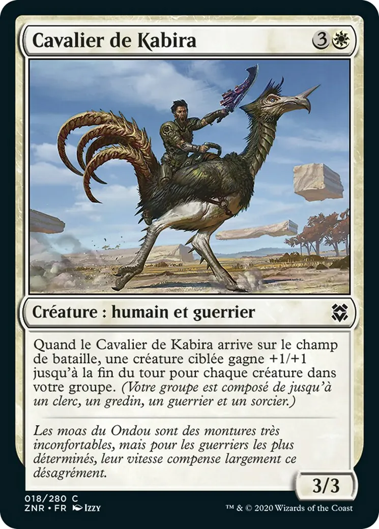 Cavalier de Kabira — Zendikar Rising — Magic: The Gathering