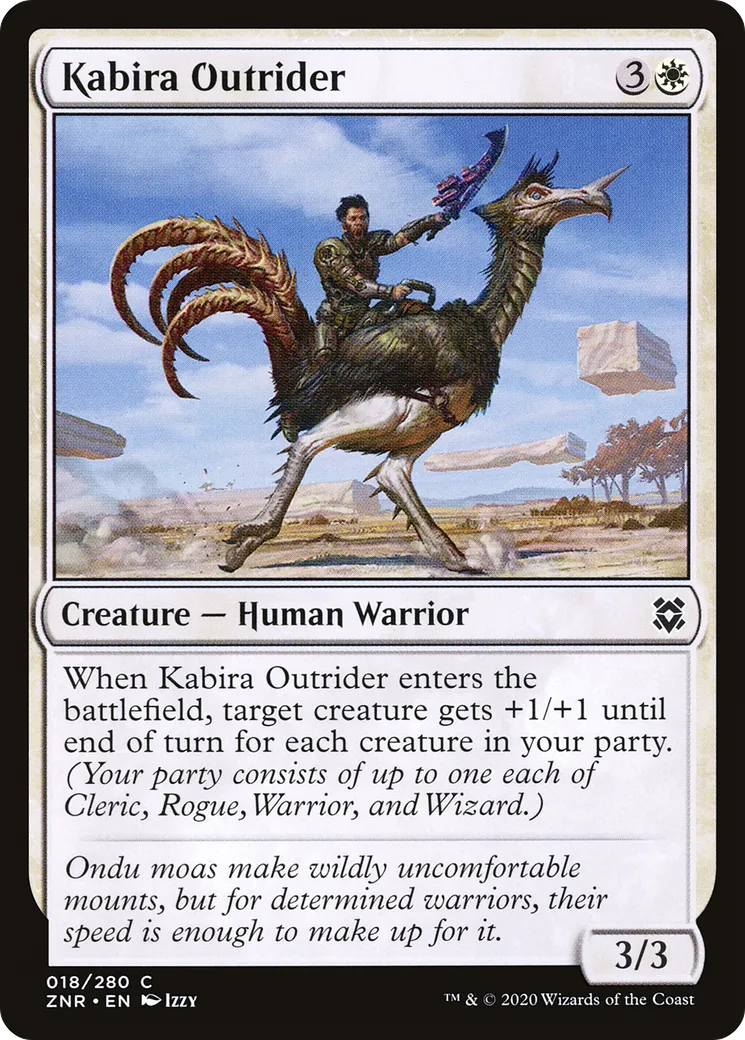 Cavalier de Kabira — Zendikar Rising — Magic: The Gathering
